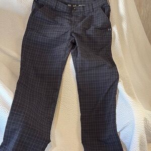 Under Armour Black Plaid Pants